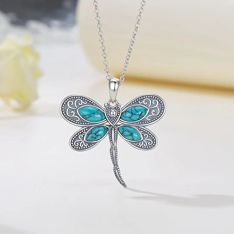 Collar de Plata de los Sueños de la Libélula