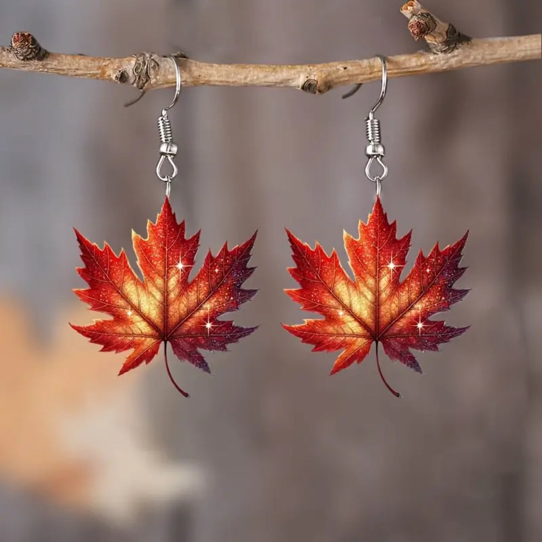 Pendientes de Hoja de Otoño