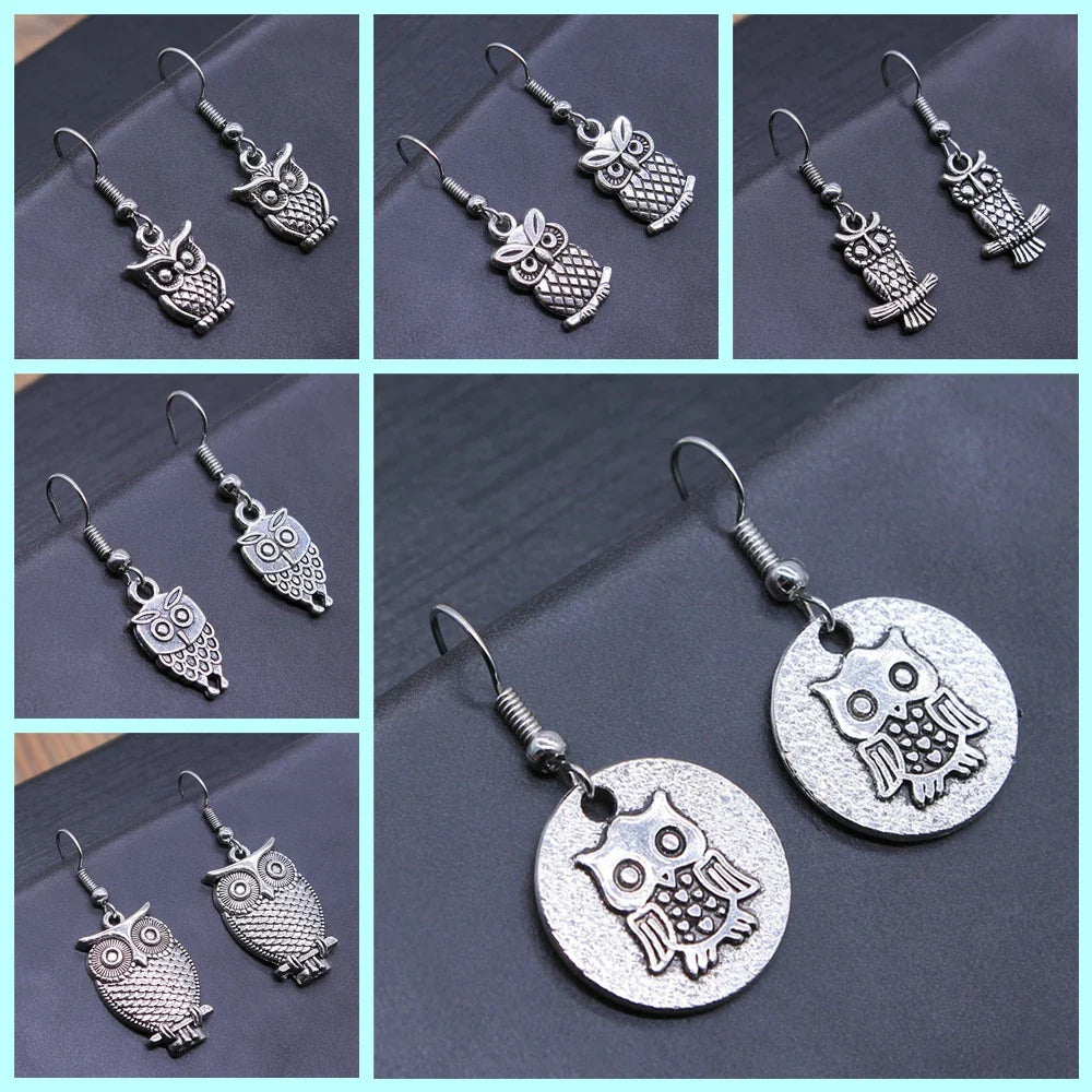 Pendientes Bohemios Vintage de Búho