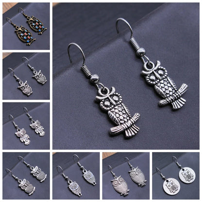 Pendientes Bohemios Vintage de Búho