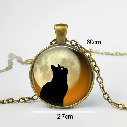 Collar de Animal del Espíritu del Bosque en Vidrio