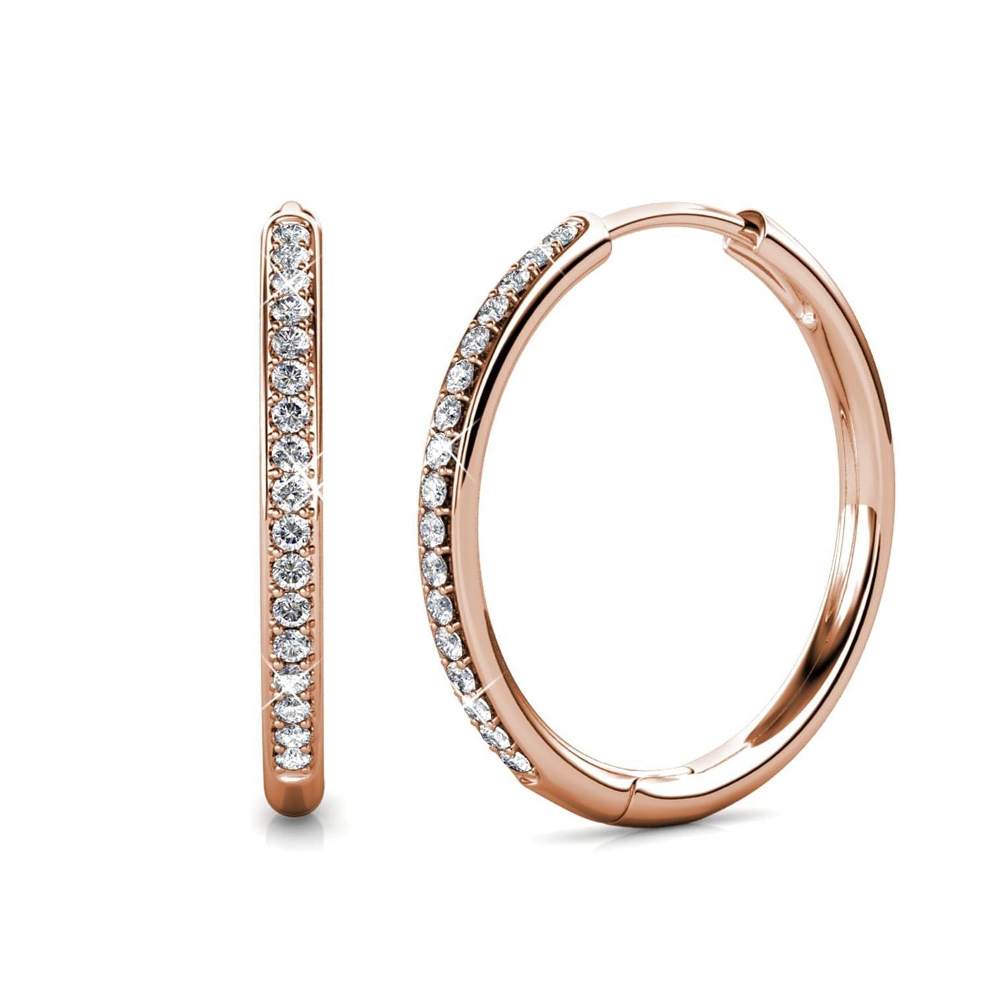 Aretes Sorel Pavé | Oro Blanco