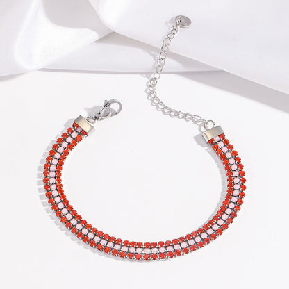 Pulsera Brillo Signature | Oro Blanco