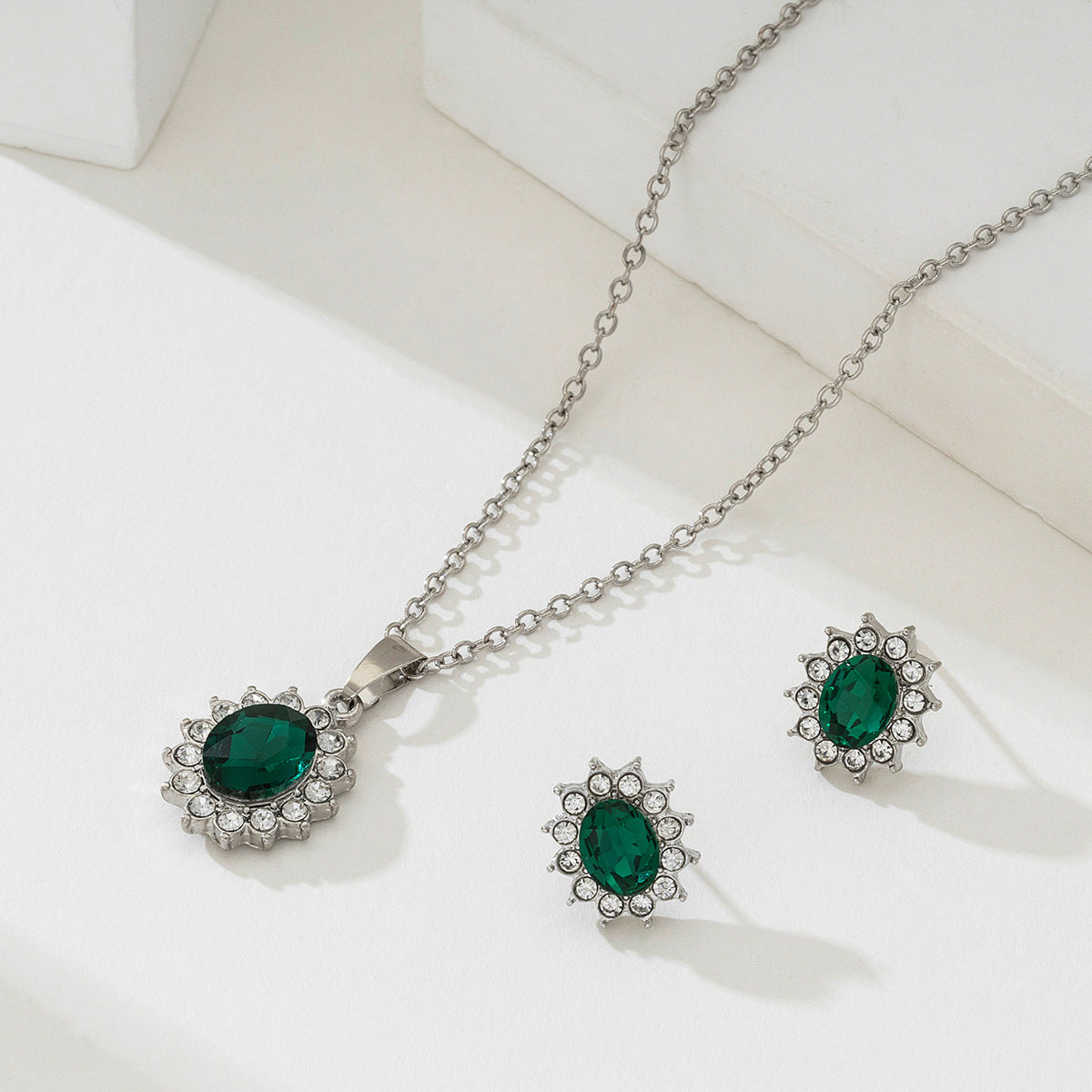 Set de Joyería Katya Smeryn | Oro Blanco