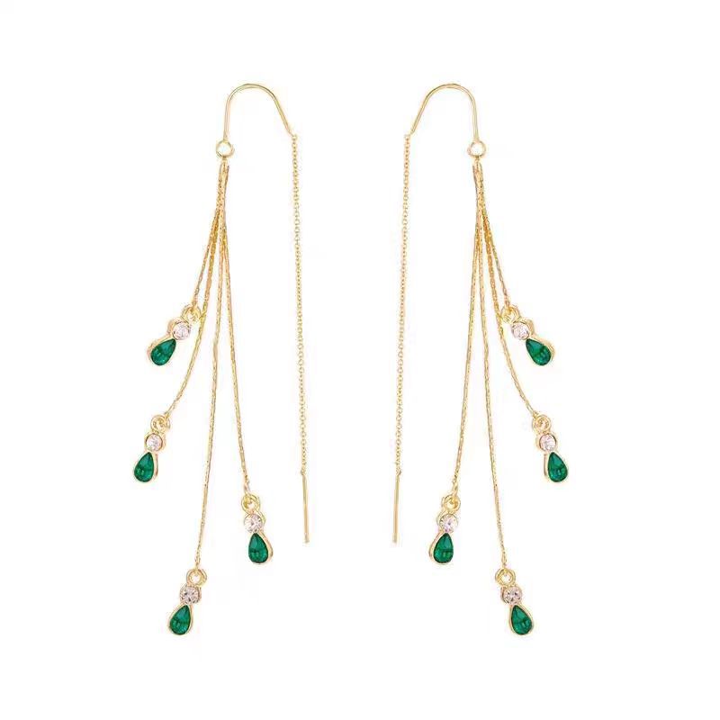 Aretes con Borlas Calista Moreau | Oro