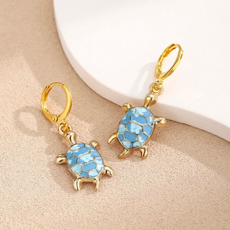 Pendientes de Tortuga Marina