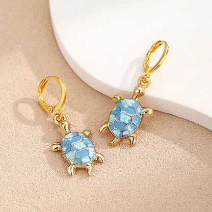 Pendientes de Tortuga Marina