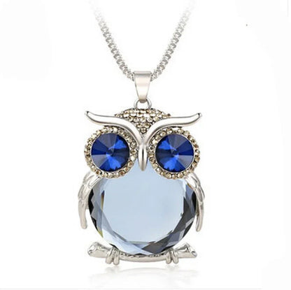 Collar de Búho de Cristal