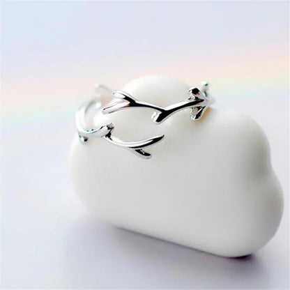 Anillo de Rama en Plata de Ley