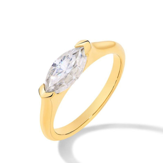 Anillo Delgado Hailey Playa | Oro