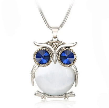 Collar de Búho de Cristal