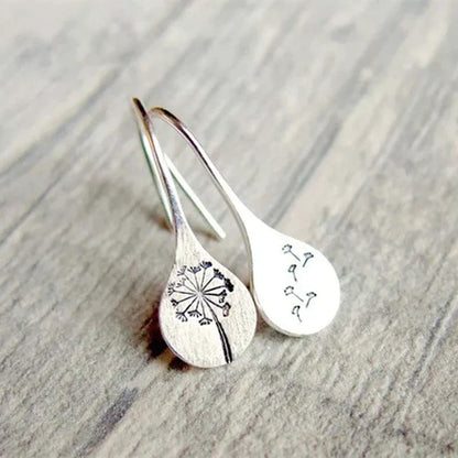 Pendientes de Flores Vintage en Plata 925