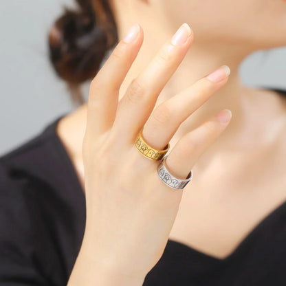 Anillo Ancho de Perro en Acero Inoxidable