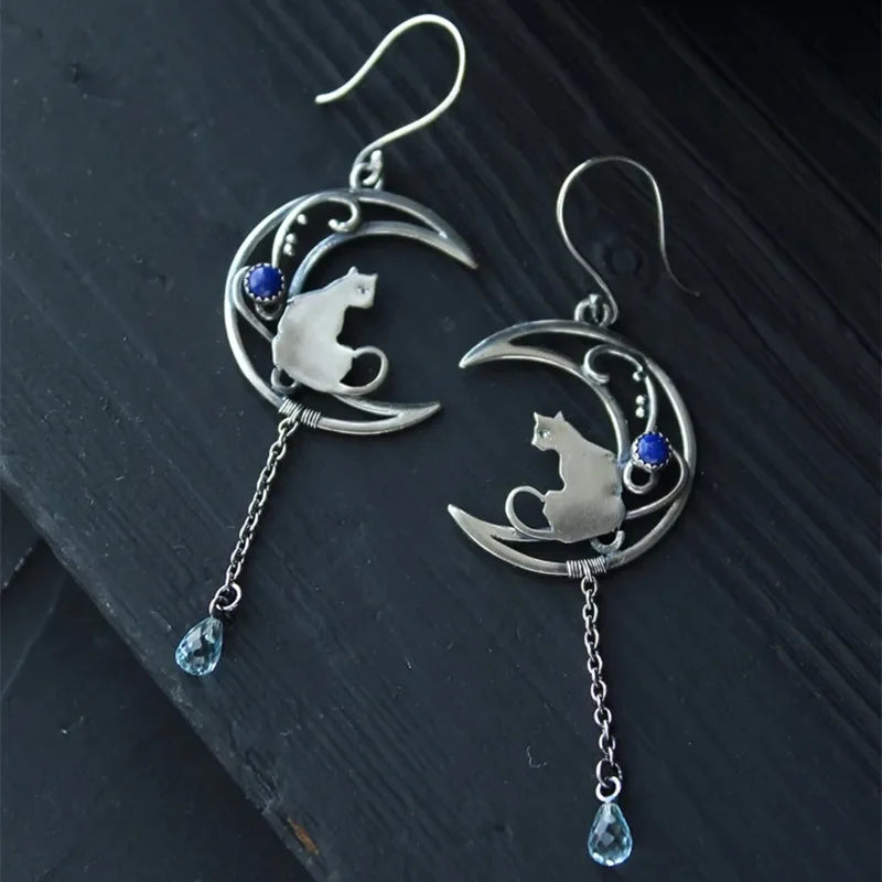 Pendientes de Gato Luz de Luna