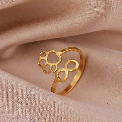 Anillo de Pata con Infinito Ajustable