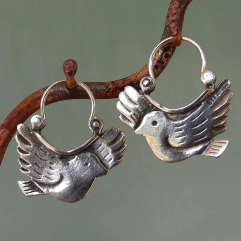 Pendientes Boho Inspirados en Pájaros