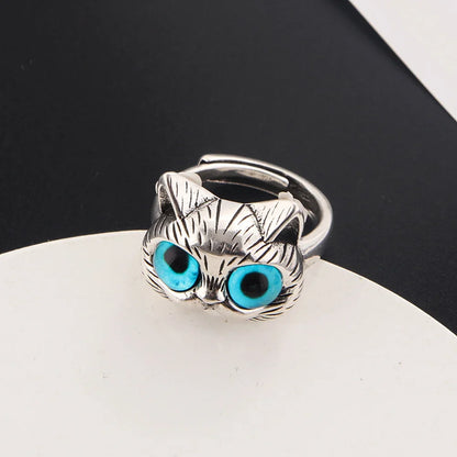 Anillo de Gato de Ojos Azules