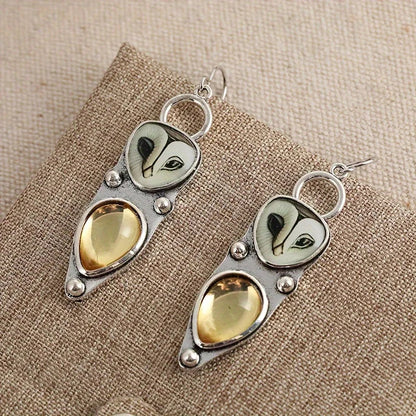 Pendientes de Búho Dorados