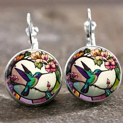 Collar de Colibrí en Cúpula de Cristal