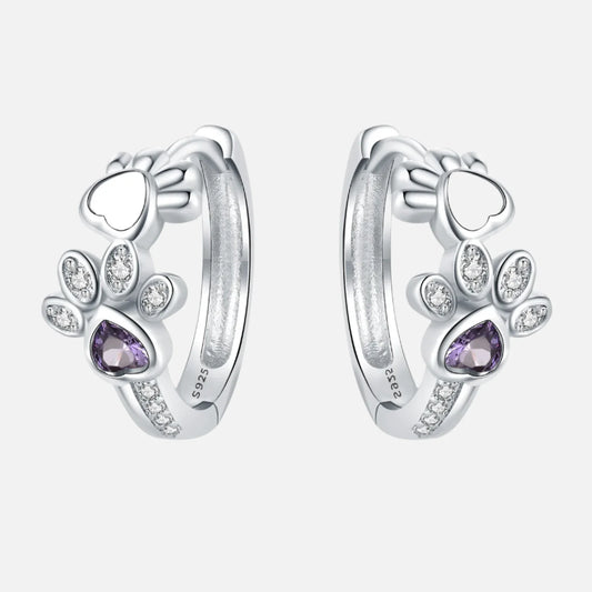 Pendientes de Pata en Plata de Ley 925