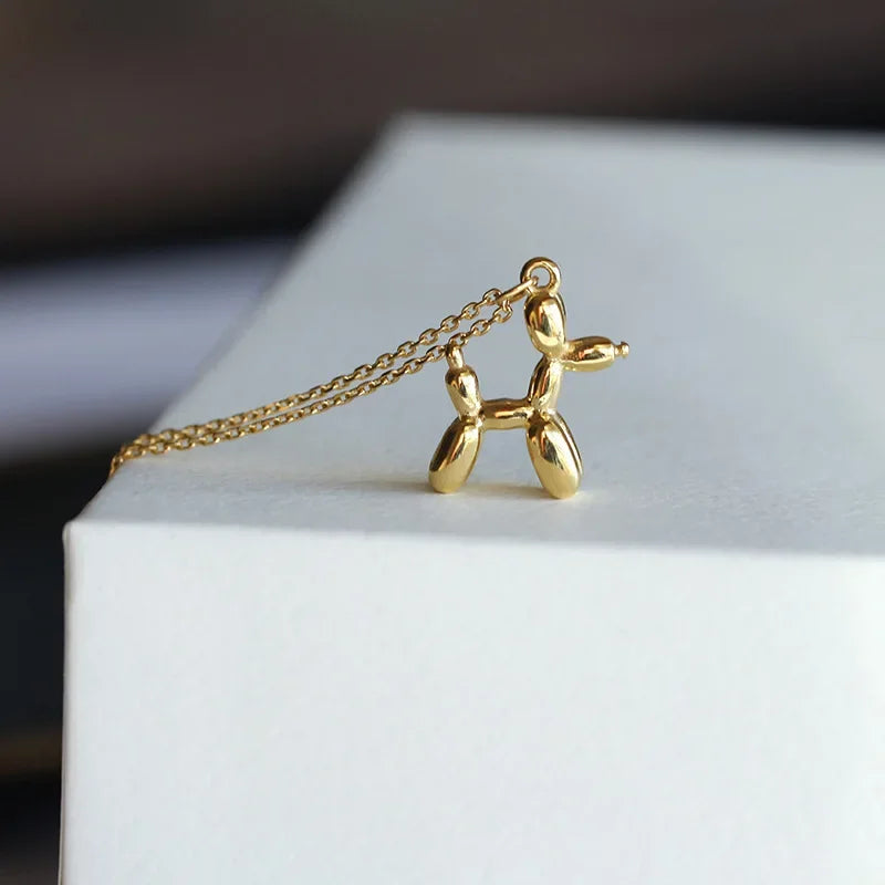 Collar de Perro Globo en Tono Dorado