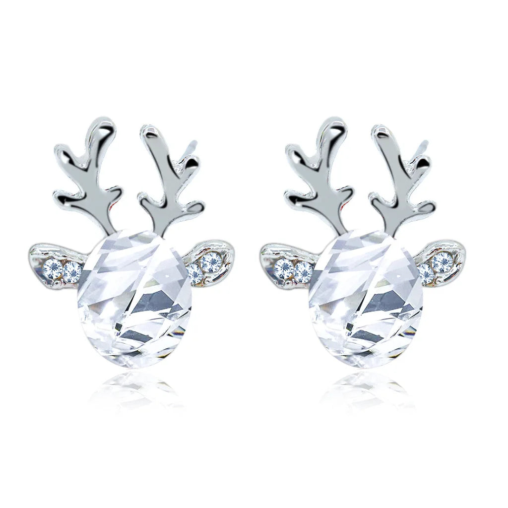 Pendientes de Cristal de Reno Festivos