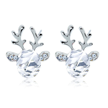 Pendientes de Cristal de Reno Festivos
