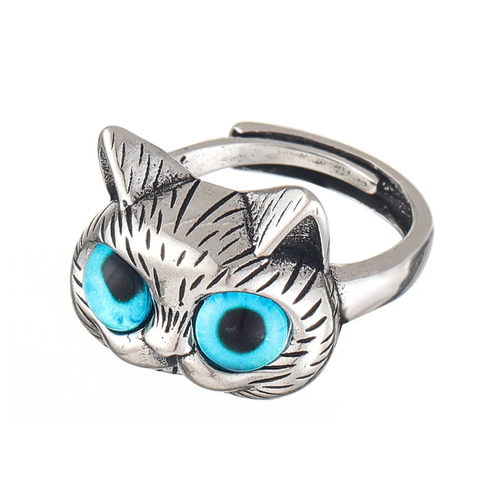Anillo de Gato de Ojos Azules