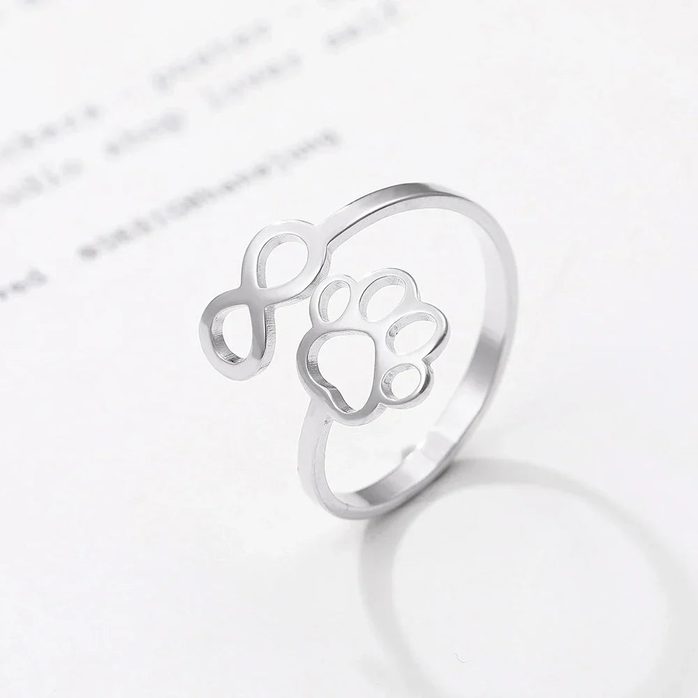 Anillo de Pata con Infinito Ajustable