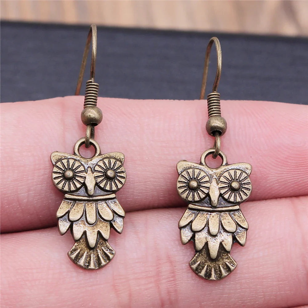 Pendientes Bohemios Vintage de Búho