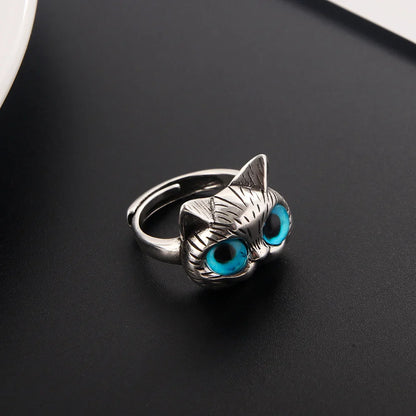Anillo de Gato de Ojos Azules