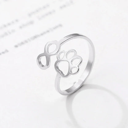 Anillo de Pata con Infinito Ajustable