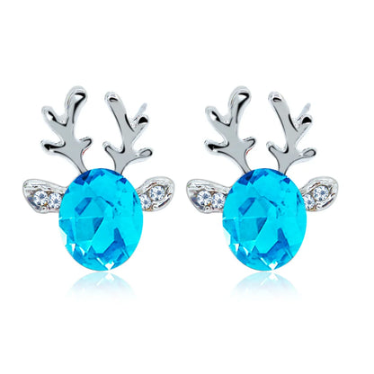 Pendientes de Cristal de Reno Festivos