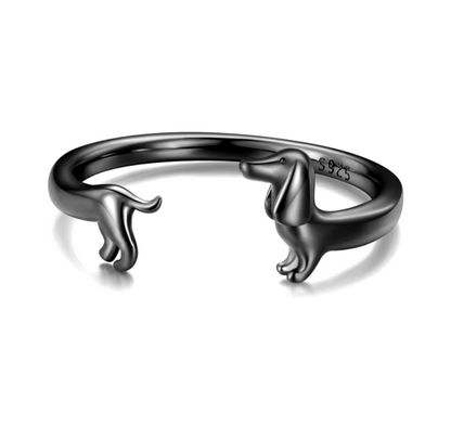 Anillo Enrollable de Dachshund - Por el Amor a Tu Cachorro