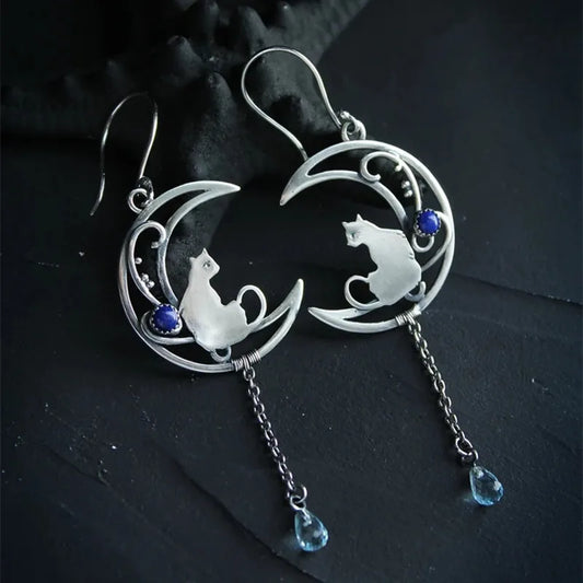Pendientes de Gato Luz de Luna