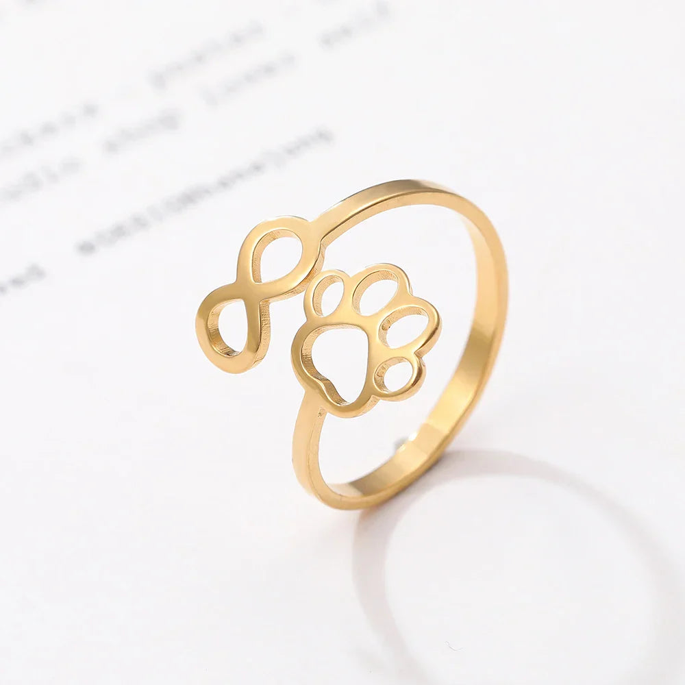 Anillo de Pata con Infinito Ajustable