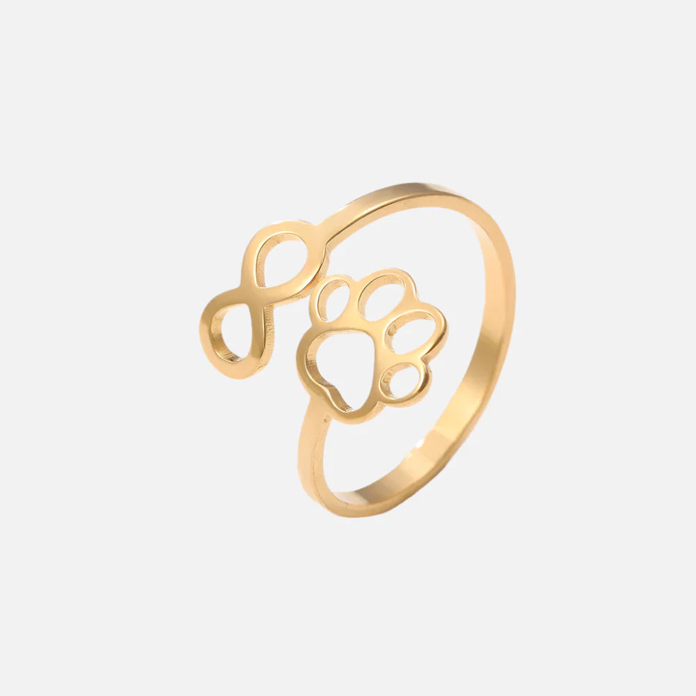 Anillo de Pata con Infinito Ajustable