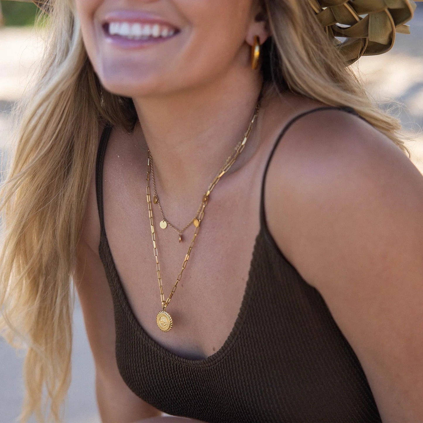 Collar Funky Buddha | Oro Blanco