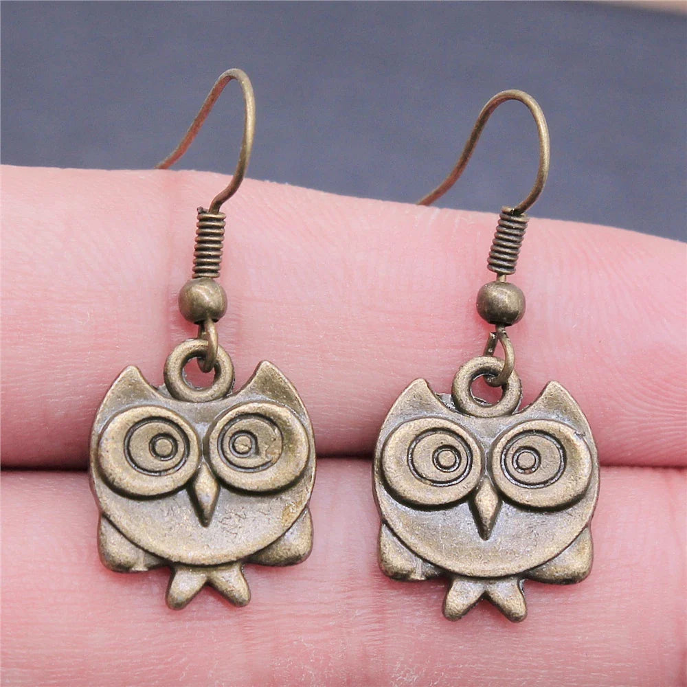 Pendientes Bohemios Vintage de Búho