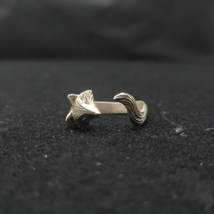 Anillo de Zorra Plateado para Mujeres