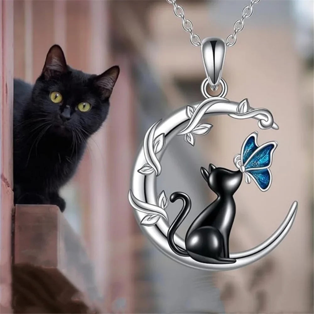 Collar de Gato, Luna, Mariposa y Cristal