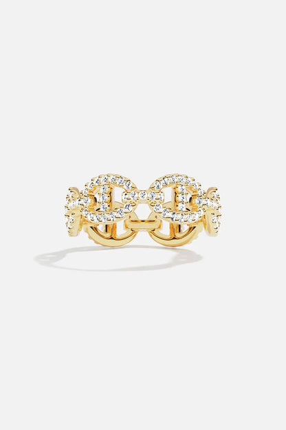 Anillo Isla Marina | Oro Blanco
