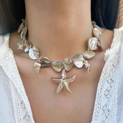 Collar Azul de los Sueños del Océano