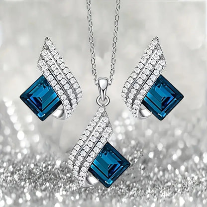 Set de joyería Brienne Solazure | Oro Blanco