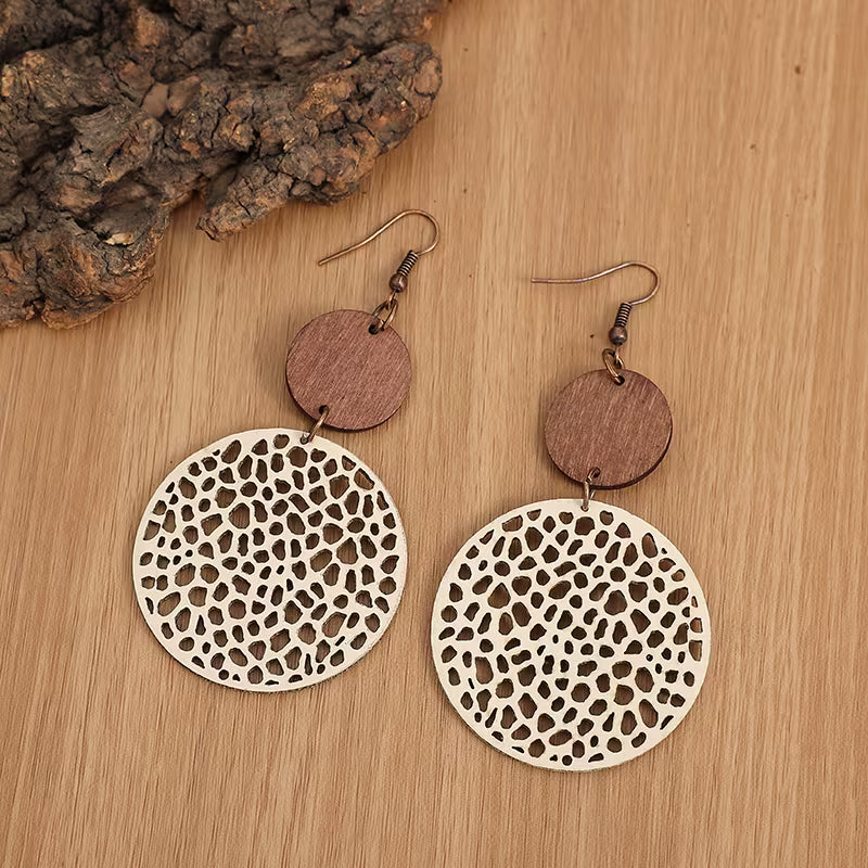 Pendientes Boho de Madera