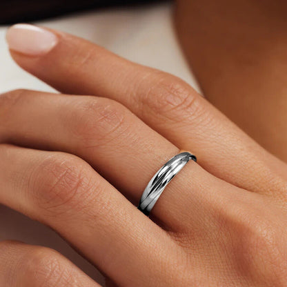 Anillo Lena Trielle | Oro Blanco