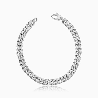 Pulsera Cubana Estate | Oro Blanco