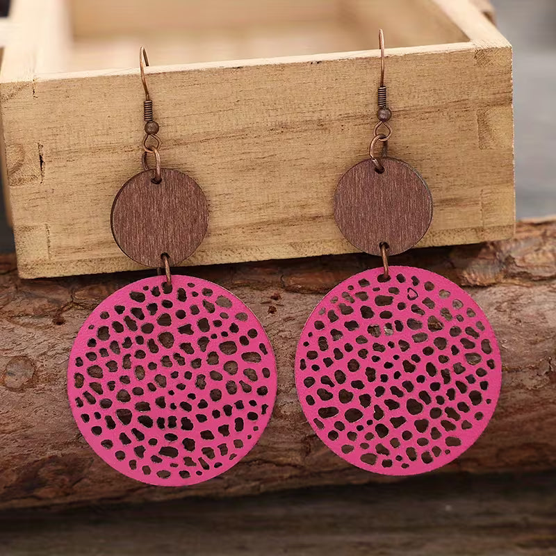 Pendientes Boho de Madera