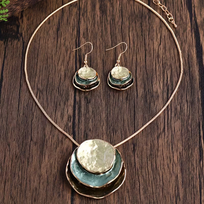 Set Collar y Pendientes Bohemio Esmaltado