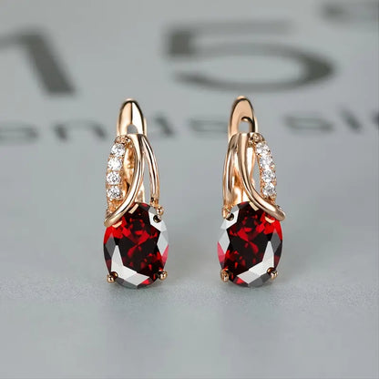 Aretes Veressa Ruberine | Oro